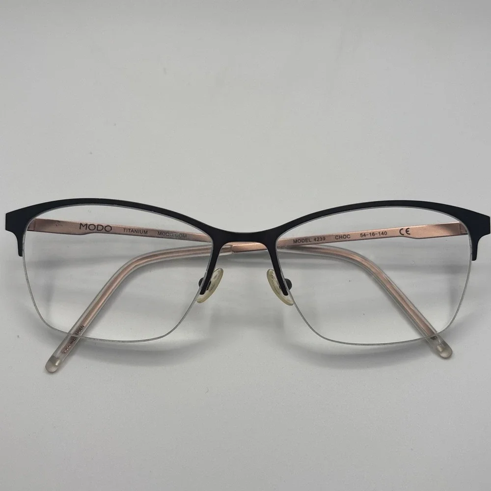 MODO MODEL 4239 CHOC EYEGLASSES FRAME 54-16-140 TITANIUM #481
